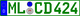 Clubkennzeichen ML-CD 424