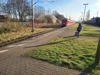 Uff. In der Sekunde, als ich auf dem Bahnsteig ankam, lief auch schon der glücklicherweise 2min verspätete RB33 ein. Gut, daß man &quot;seine Pappenheimer&quot; schon kennt, so als Profi-ÖPNV-Surfer, sonst hätte ich falsch reagiert und wäre mindestens 40min später als geplant in AC eingetroffen. Und dann noch am ungünstigeren  Hbf anstatt am Bf Schanz.