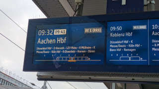 Düsseldorf Flughafen Bahnhof erste Verspätung