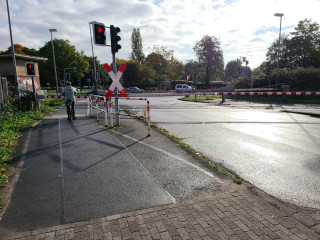 Das fängt ja gut an... Ob ich meine Bahn noch erreiche?