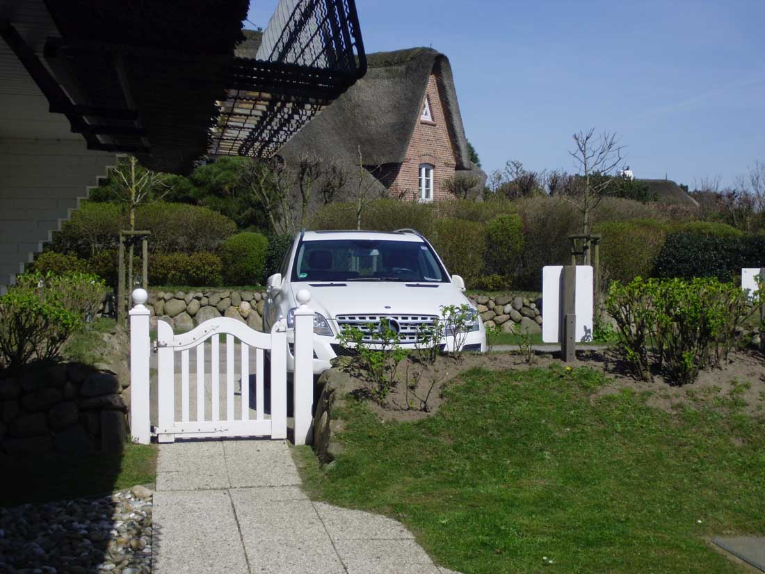 Vor der Haustür in Keitum