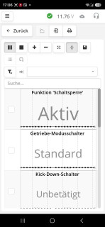 Bremspedal nicht betätigt