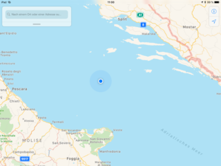Position der Insel