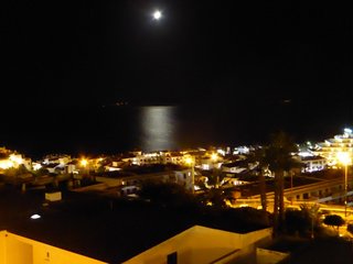 Nachtblick vom Balkon