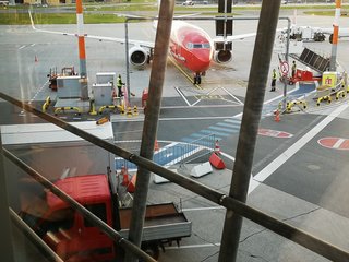 Unser Flieger kommt